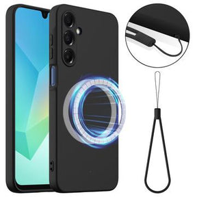 Samsung Galaxy A17 Liquid Silikone Cover - MagSafe Kompatibel - Sort