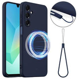 Samsung Galaxy A17 Liquid Silikone Cover - MagSafe Kompatibel - Mørkeblå