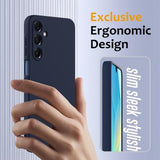 Samsung Galaxy A17 Liquid Silikone Cover - MagSafe Kompatibel - Mørkeblå