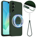 Samsung Galaxy A17 Liquid Silikone Cover - MagSafe Kompatibel - Mørkegrøn
