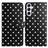 Samsung Galaxy A17/A26 Pung Etui med Prikket Mønster - Sort