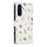 Samsung Galaxy A17/A26 Rhombisk Blomsterpung - Roser