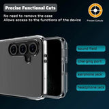 Samsung Galaxy A17 Saii 2-i-1 TPU Cover & Skærmbeskyttelse Hærdet Glas
