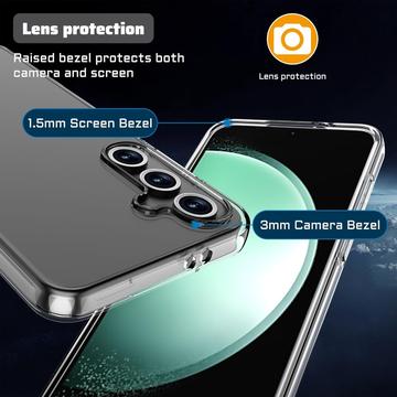 Samsung Galaxy A17 Saii 2-i-1 TPU Cover & Skærmbeskyttelse Hærdet Glas