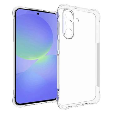 Samsung Galaxy A17 Stødsikkert Silikone Cover - Gennemsigtig