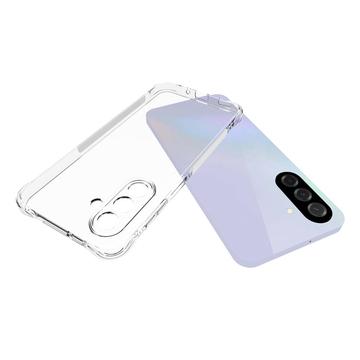 Samsung Galaxy A17 Stødsikkert Silikone Cover - Gennemsigtig