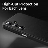 Samsung Galaxy A17 Smart Clear View Flip etui med kortplads - Sort