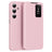 Samsung Galaxy A17 Smart Clear View Flip etui med kortplads - Pink