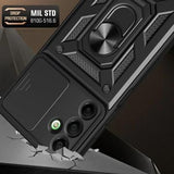 Samsung Galaxy A17 Tech-Protect CamShield Pro Cover - sort