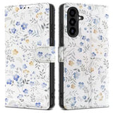 Samsung Galaxy A17 Tech-Protect Pungetui med Magnet og Stativ - Forårsblomster