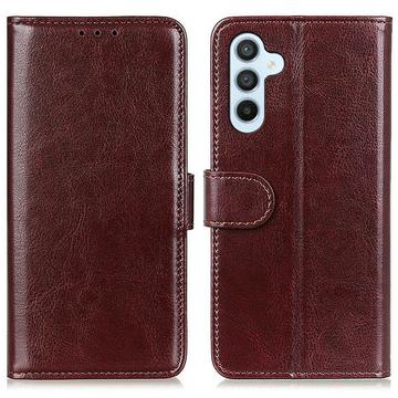 Samsung Galaxy A17 Pung Etui med Stativ - Brun