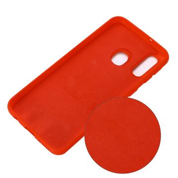 Samsung Galaxy A20e Liquid Silicone Cover - Rød