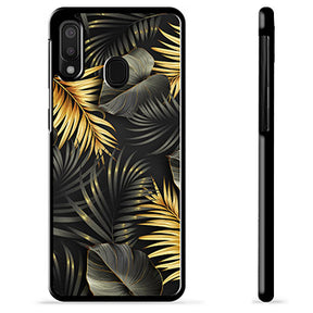 Samsung Galaxy A20e Beskyttende Cover - Gyldne Blade