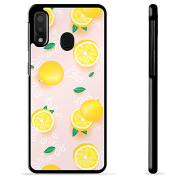 Samsung Galaxy A20e Beskyttende Cover - Citron Mønster