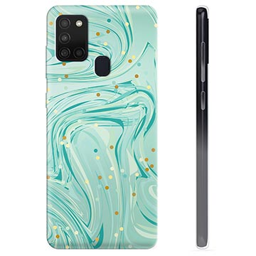Samsung Galaxy A21s TPU Cover - Grøn Mynte