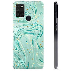 Samsung Galaxy A21s TPU Cover - Grøn Mynte