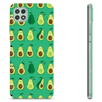 Samsung Galaxy A22 5G TPU Cover - Avocadomønster
