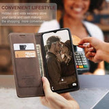 Samsung Galaxy A23 5G Caseme 013 Series Pung - Kaffe