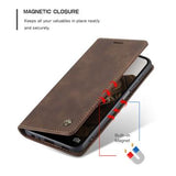 Samsung Galaxy A23 5G Caseme 013 Series Pung - Kaffe