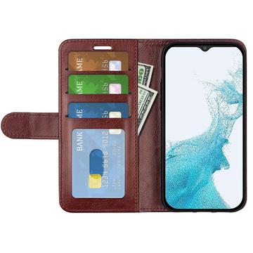 Samsung Galaxy A23 5G Pung Taske med Magnetisk Lukning - Brun
