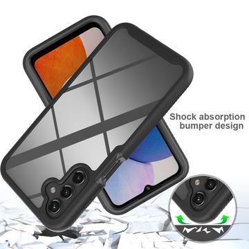 Samsung Galaxy A25 360 Beskyttelse Cover - Blå / Klar