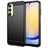 Samsung Galaxy A25 Børstet TPU Cover - Karbonfiber - Sort