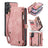Samsung Galaxy A25 Caseme 008 2-i-1 Multifunktionel Pung - Pink