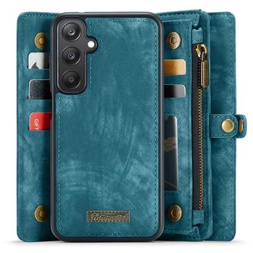 Samsung Galaxy A25 Caseme 008 2-i-1 Multifunktionel Pung - Blå