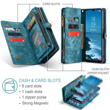 Samsung Galaxy A25 Caseme 008 2-i-1 Multifunktionel Pung - Blå