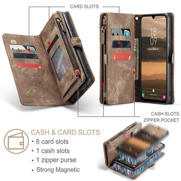 Samsung Galaxy A25 Caseme 008 2-i-1 Multifunktionel Pung - Brun
