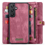 Samsung Galaxy A25 Caseme 008 2-i-1 Multifunktionel Pung - Rød