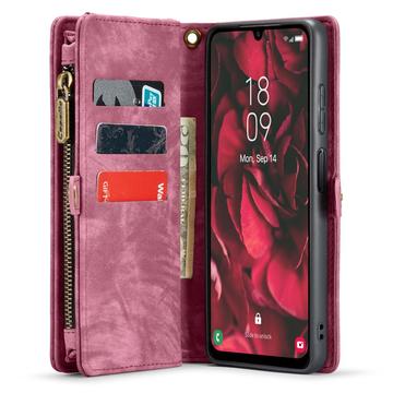 Samsung Galaxy A25 Caseme 008 2-i-1 Multifunktionel Pung - Rød