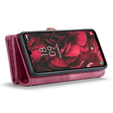 Samsung Galaxy A25 Caseme 008 2-i-1 Multifunktionel Pung - Rød
