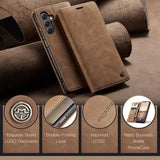 Samsung Galaxy A25 Caseme 013 Series Pung - Brun