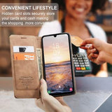 Samsung Galaxy A25 Caseme 013 Series Pung - Brun