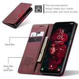 Samsung Galaxy A25 Caseme 013 Series Pung - Vinrød
