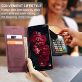Samsung Galaxy A25 Caseme 013 Series Pung - Vinrød