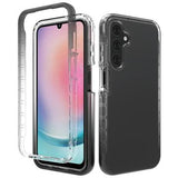 Samsung Galaxy A25 Gradient Series Hybrid Cover - Sort / Gennemsigtig