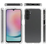 Samsung Galaxy A25 Gradient Series Hybrid Cover - Rød / Gennemsigtig