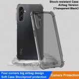Samsung Galaxy A25 Imak Faldsikkert TPU Cover - Gennemsigtig Sort