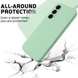 Samsung Galaxy A25 Liquid Silikone Cover med Strop - Grøn