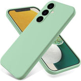 Samsung Galaxy A25 Liquid Silikone Cover med Strop - Grøn