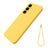 Samsung Galaxy A25 Liquid Silikone Cover med Strop - Gul