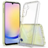Samsung Galaxy A25 Ridsefast Hybrid Cover - Gennemsigtig