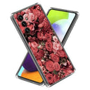 Samsung Galaxy A25 Stilfuld Ultra-Slim TPU Cover - Røde Blomster