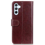 Samsung Galaxy A25 Pung Taske med Magnetisk Lukning - Brun