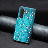 Samsung Galaxy A25 Wonder Series Pung - Hvid Blomster
