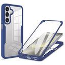 Samsung Galaxy A26 360 Beskyttelse Cover - Blå / Klar