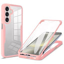 Samsung Galaxy A26 360 Beskyttelse Cover - Pink / Klar