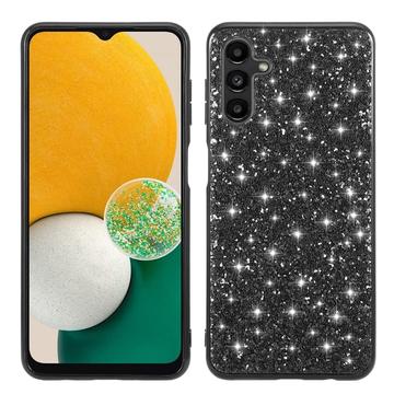 Samsung Galaxy A26 Glitter Series Hybrid Cover - Sort